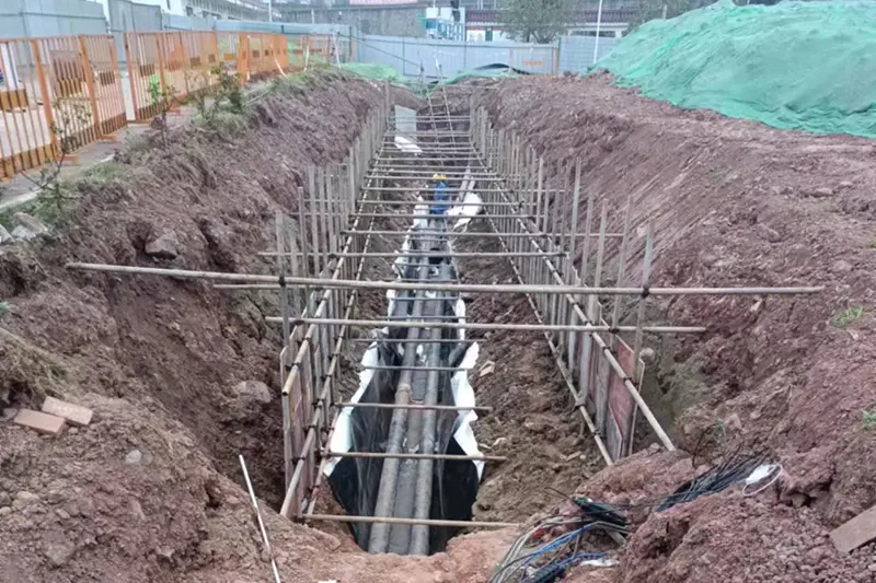 The Sinopec oil pipeline anti-seepage project